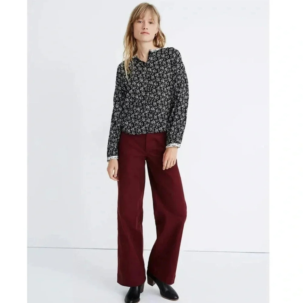 Madewell Mix Print Meadow Floral Plus Size Top